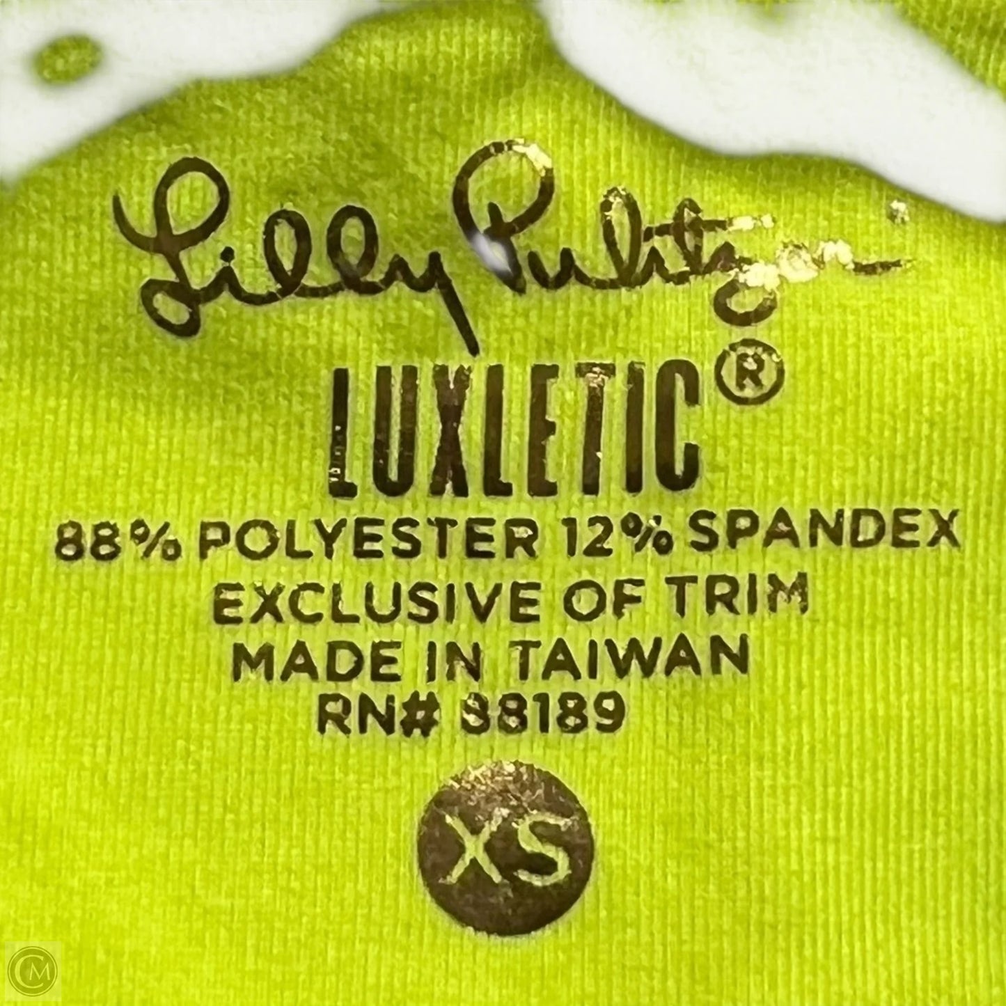 Pants Designer By Lilly Pulitzer In Blue & Yellow, Size: 0