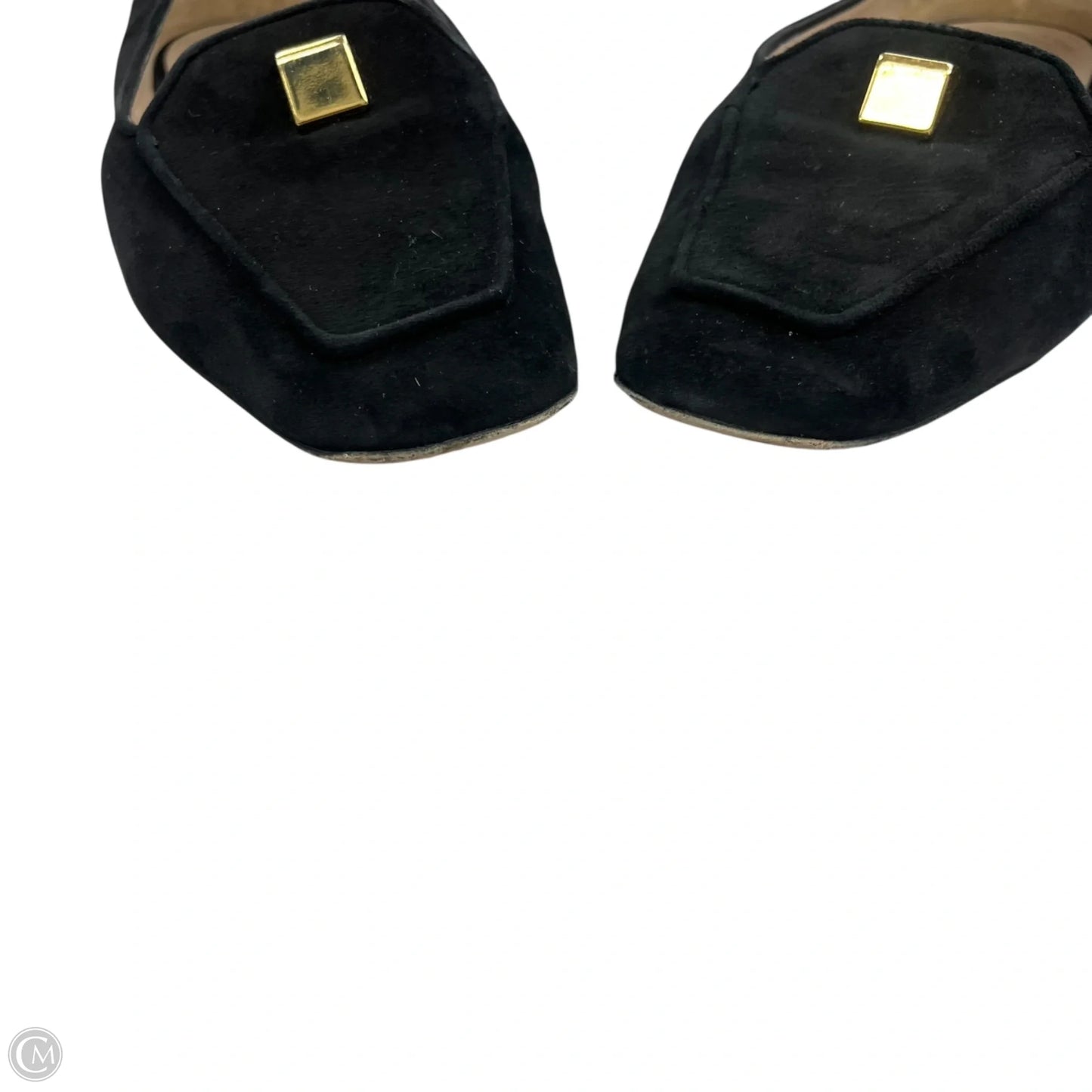Shoes Designer By Stuart Weitzman In Black & Gold, Size: 10