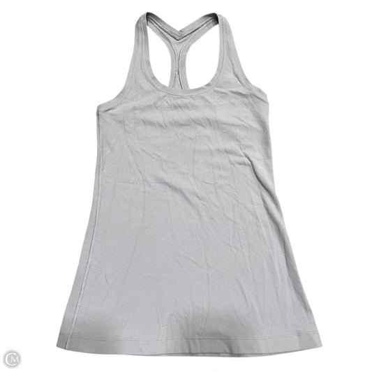 Athletic Tank Top By Lululemon In Grey, Size: Xs