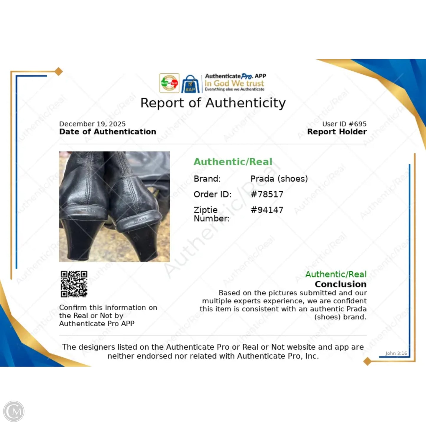 Boots Luxury Designer By Prada In Black, Size: 8