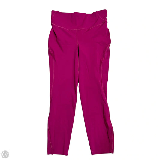 Athletic Leggings Capris By Lululemon In Pink, Size: 8