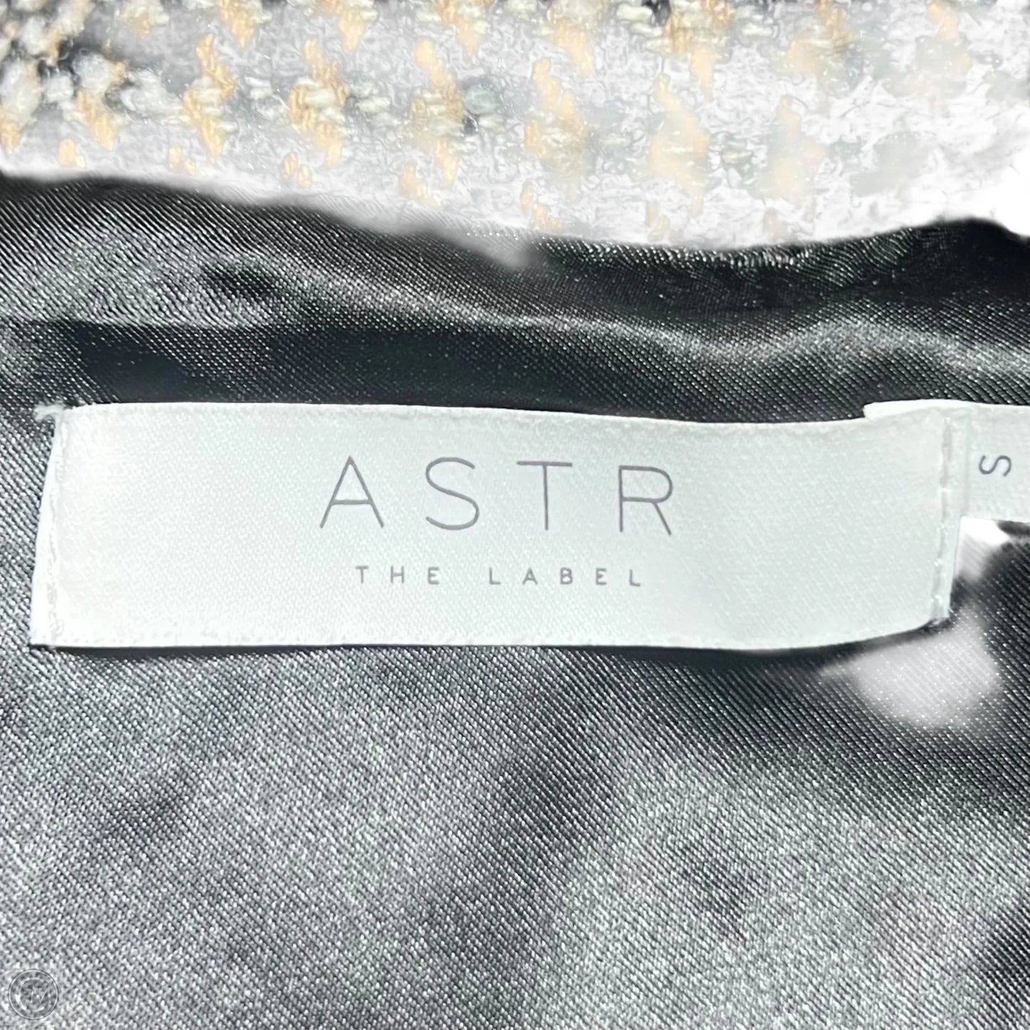 Blazer By Astr The Label In Black & Brown, Size: S