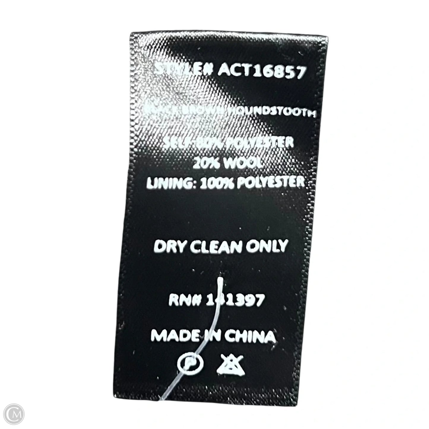 Blazer By Astr The Label In Black & Brown, Size: S