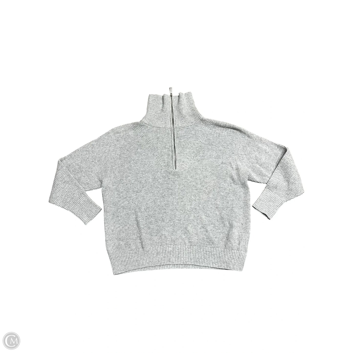 Sweatshirt Collar By Aerie In Grey, Size: M