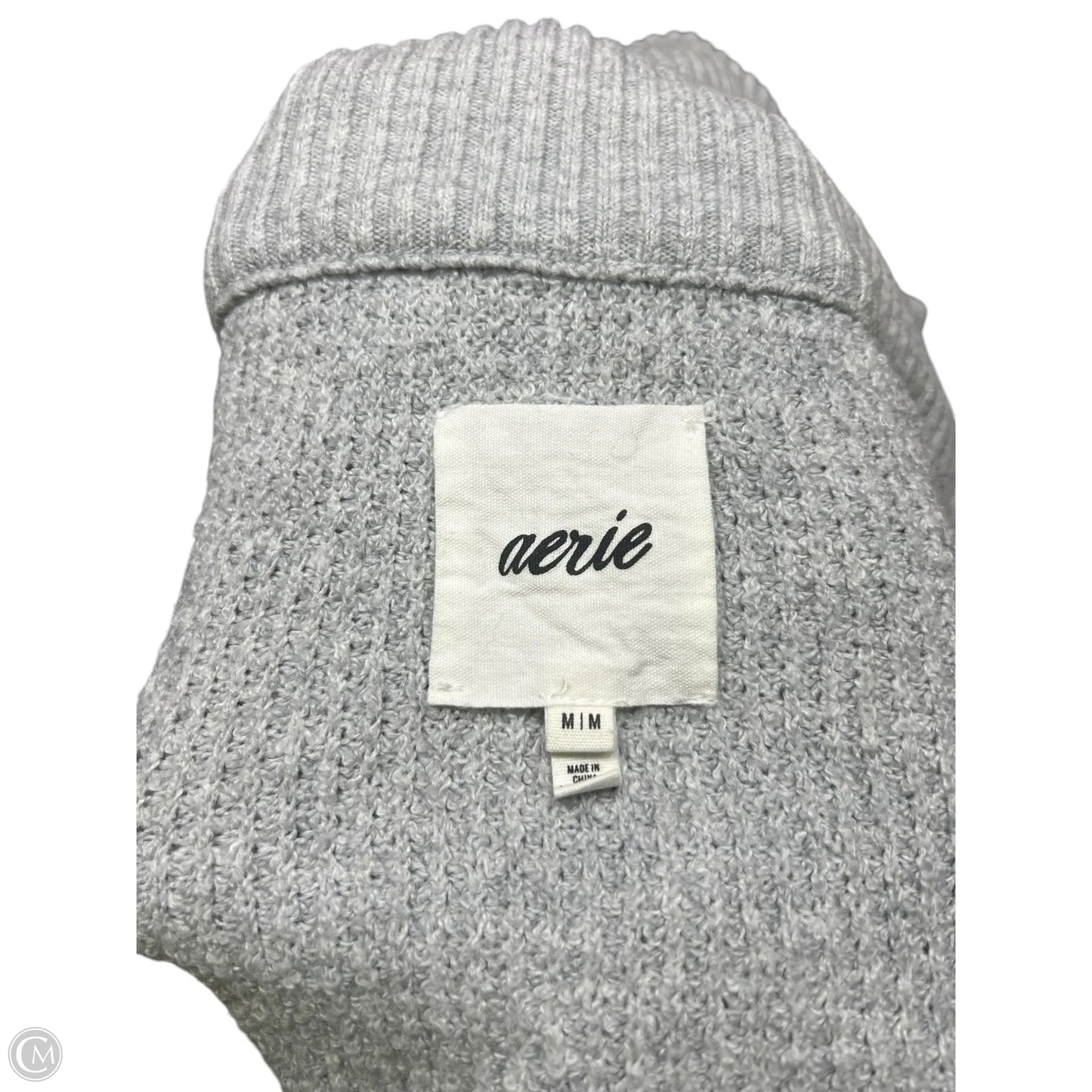 Sweatshirt Collar By Aerie In Grey, Size: M