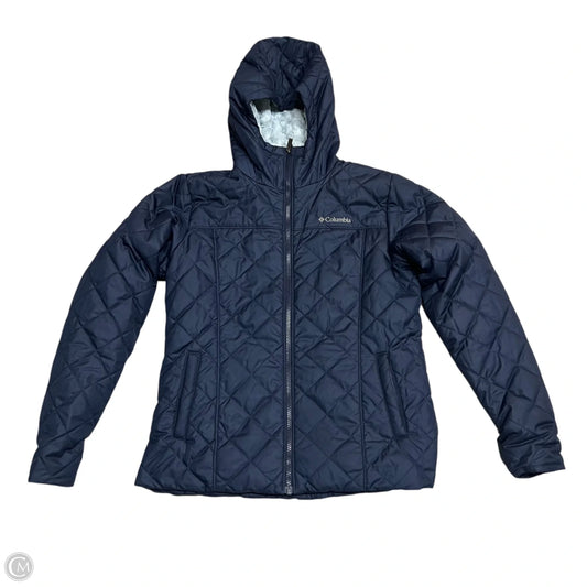 Coat Puffer & Quilted By Columbia In Blue, Size: M