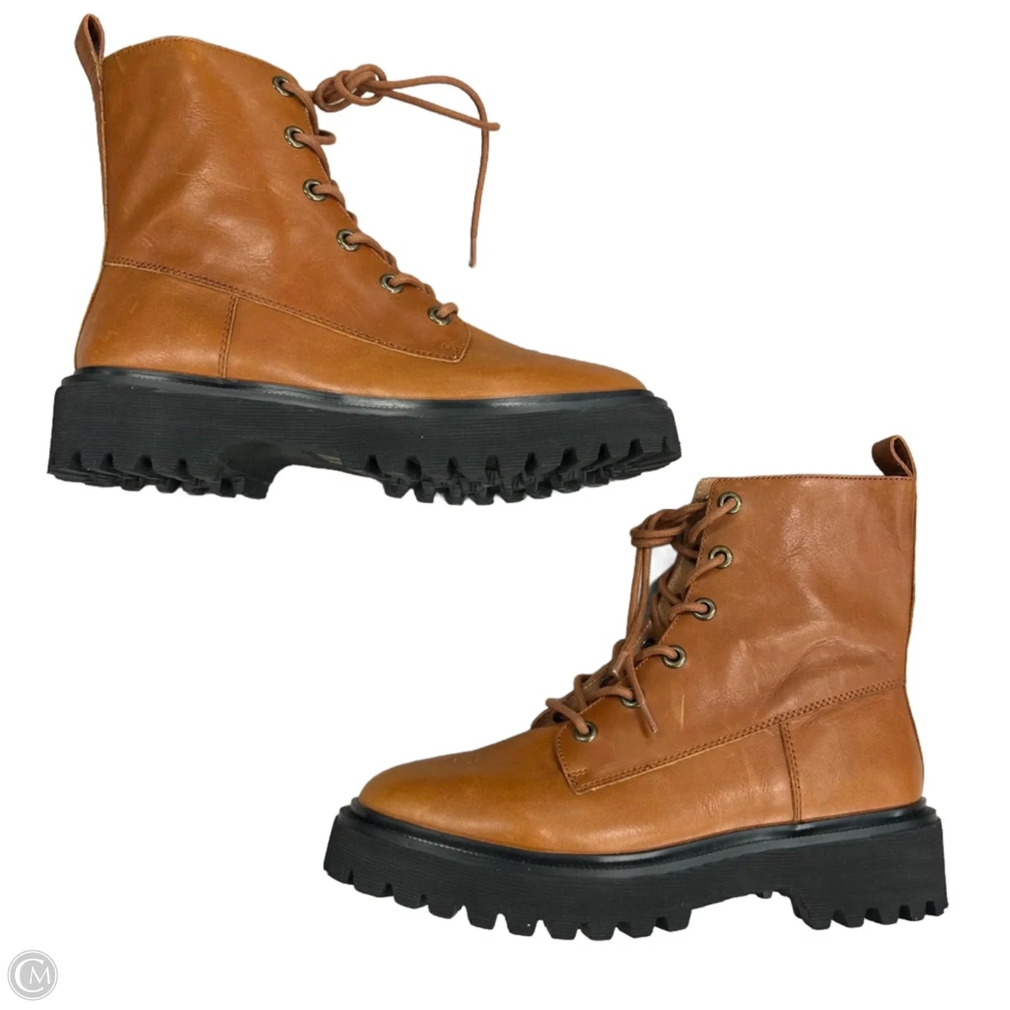 Boots Combat By Madewell In Brown, Size: 9.5