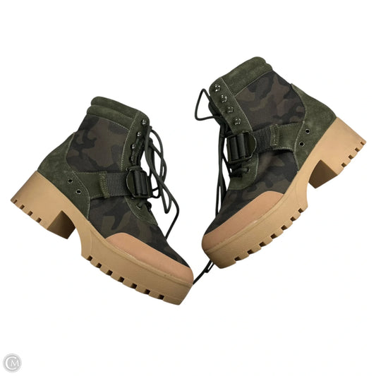 Boots Combat By Steve Madden In Camouflage Print, Size: 9.5