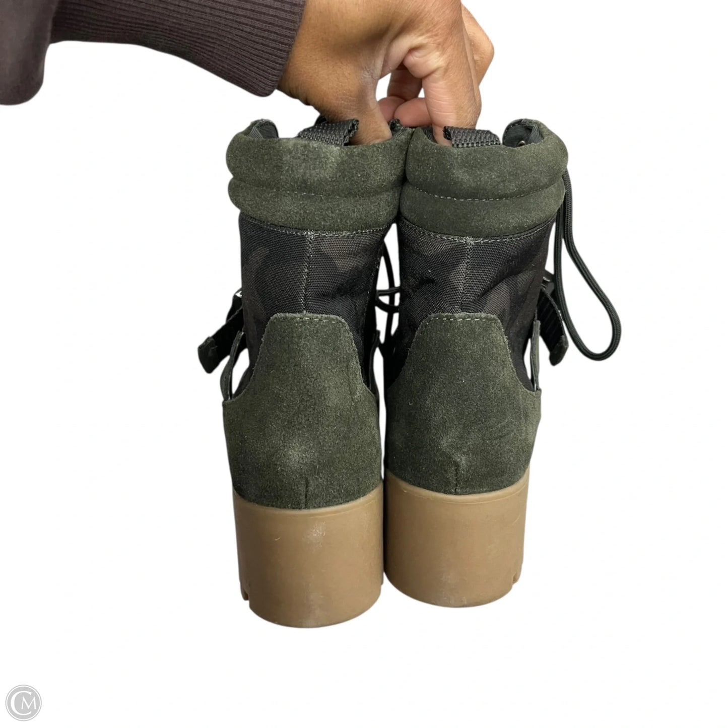 Boots Combat By Steve Madden In Camouflage Print, Size: 9.5