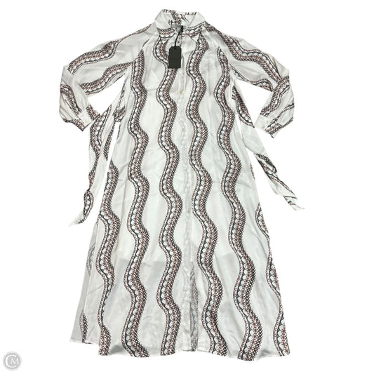 Dress Designer By All Saints In Blue & White, Size: Xs