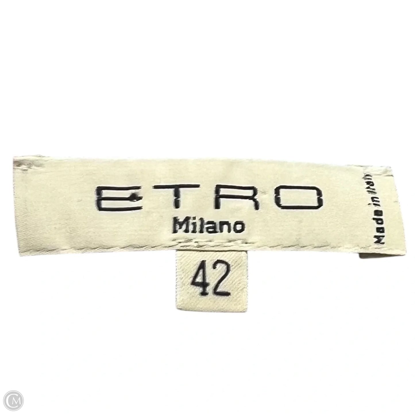 Dress Casual Midi By Etro In Blue & Pink, Size: S