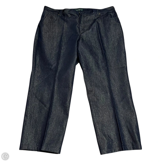 Jeans Skinny By Lauren Jeans Co In Blue Denim, Size: 22