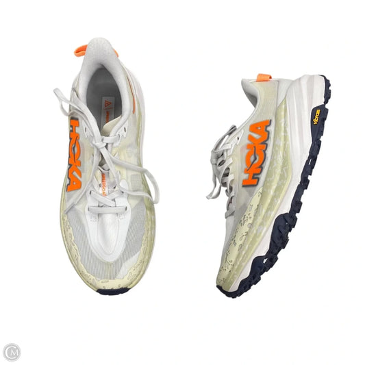 Shoes Athletic By Hoka In Orange & White, Size: 8