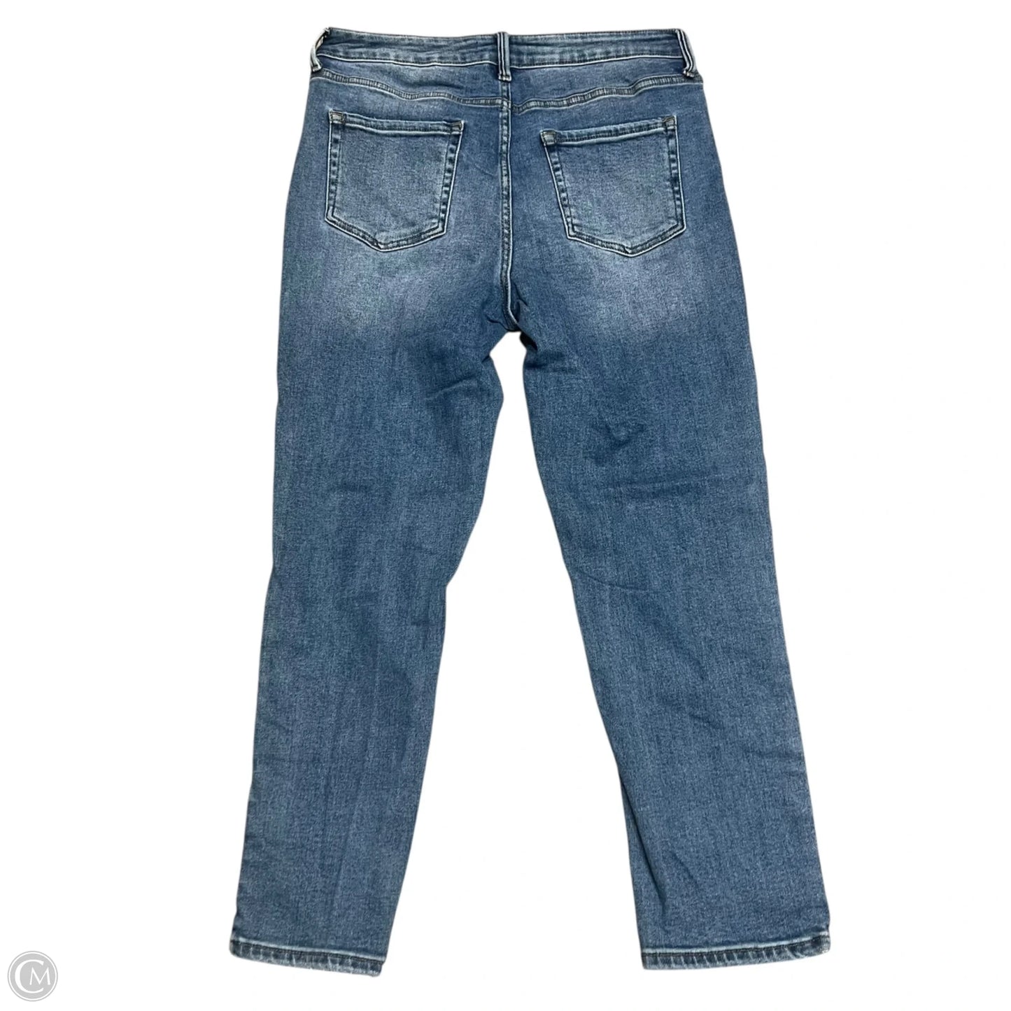 Jeans Straight By Just Usa In Blue Denim, Size: 14