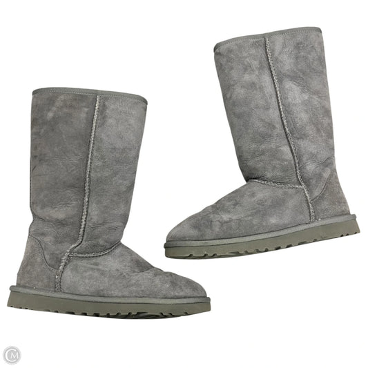 Boots Designer By Ugg In Grey, Size: 7