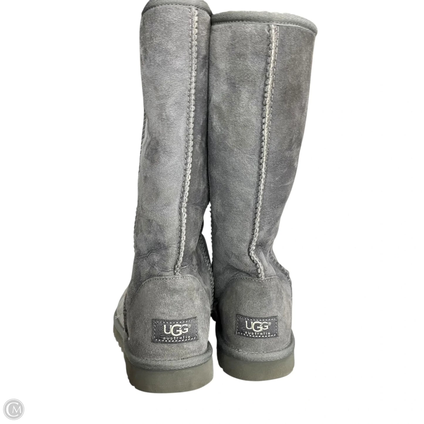 Boots Designer By Ugg In Grey, Size: 7