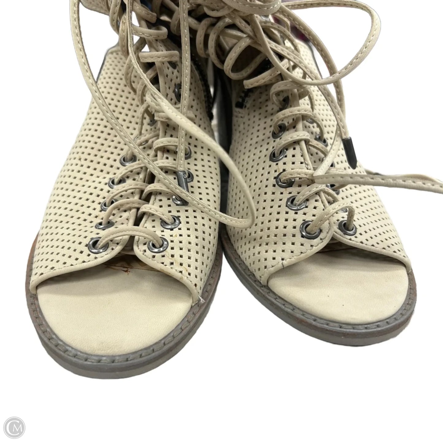 Sandals Heels Block By Dolce Vita In Tan, Size: 9