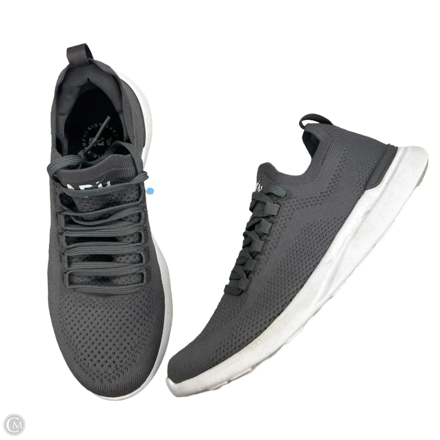 Shoes Designer By Apl In Grey, Size: 7.5