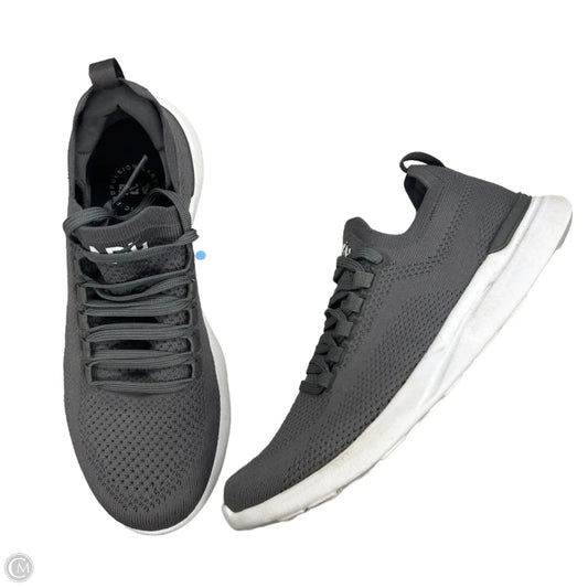 Shoes Designer By Apl In Grey, Size: 7.5