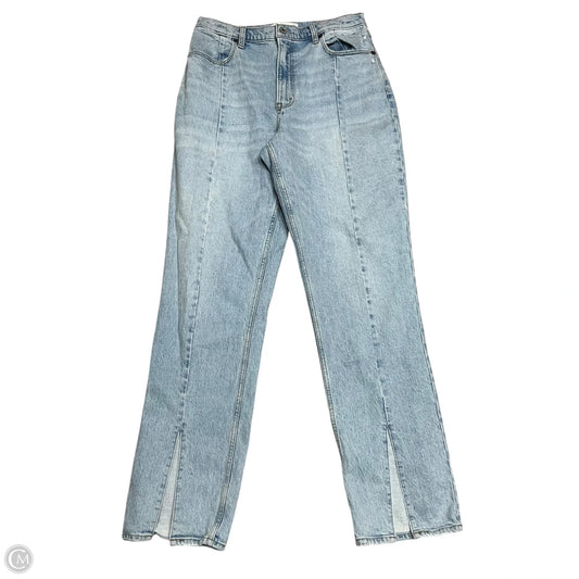Jeans Straight By Abercrombie And Fitch In Blue Denim, Size: 12