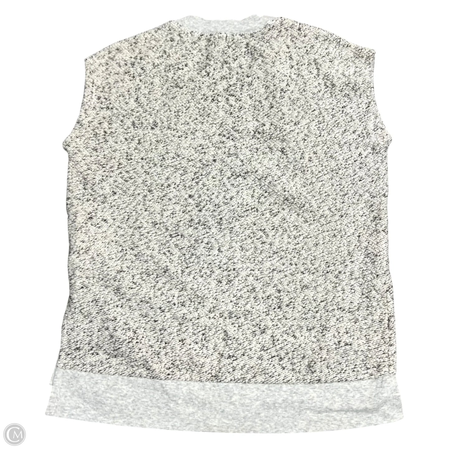 Vest Sweater By Madewell In Grey & White, Size: Xs