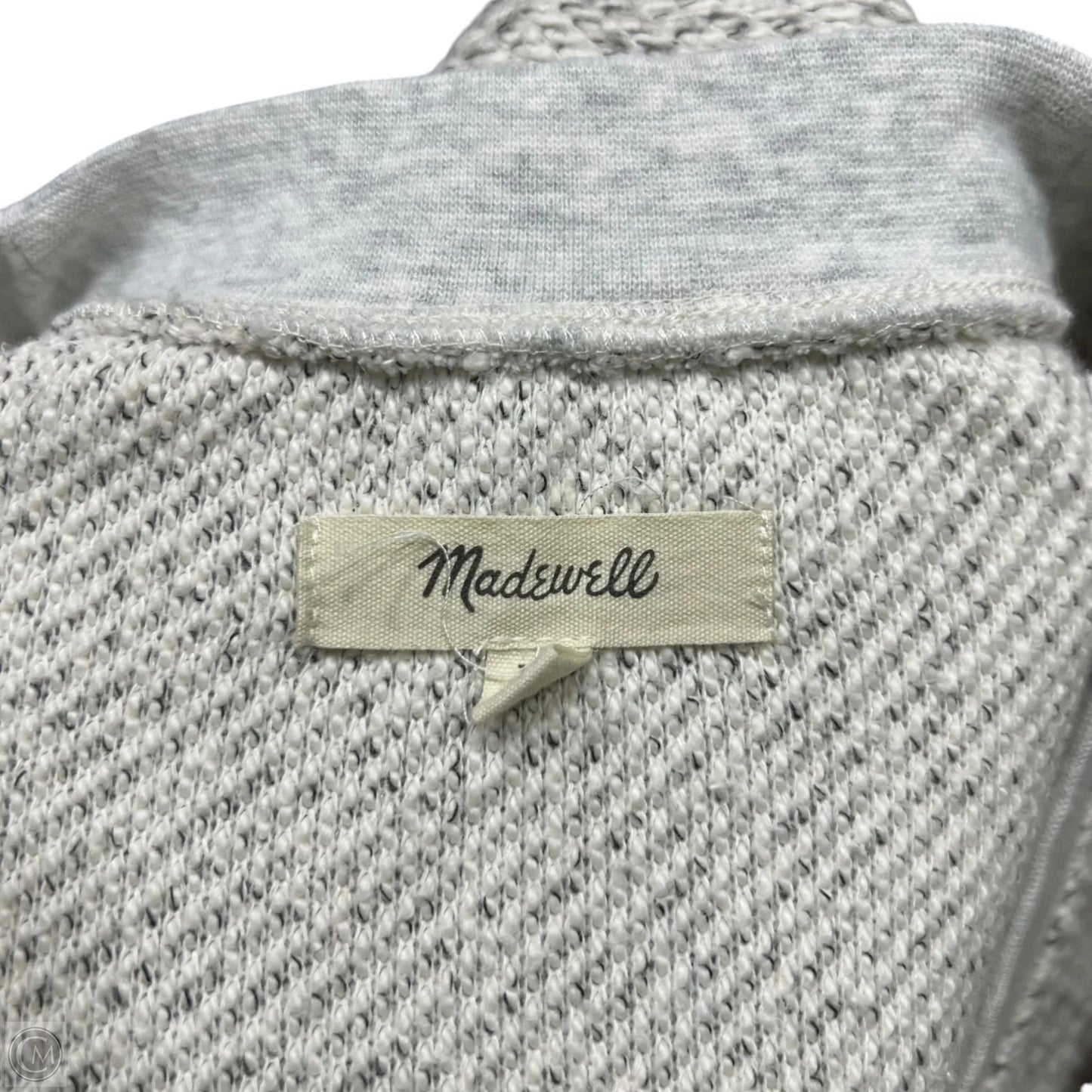 Vest Sweater By Madewell In Grey & White, Size: Xs