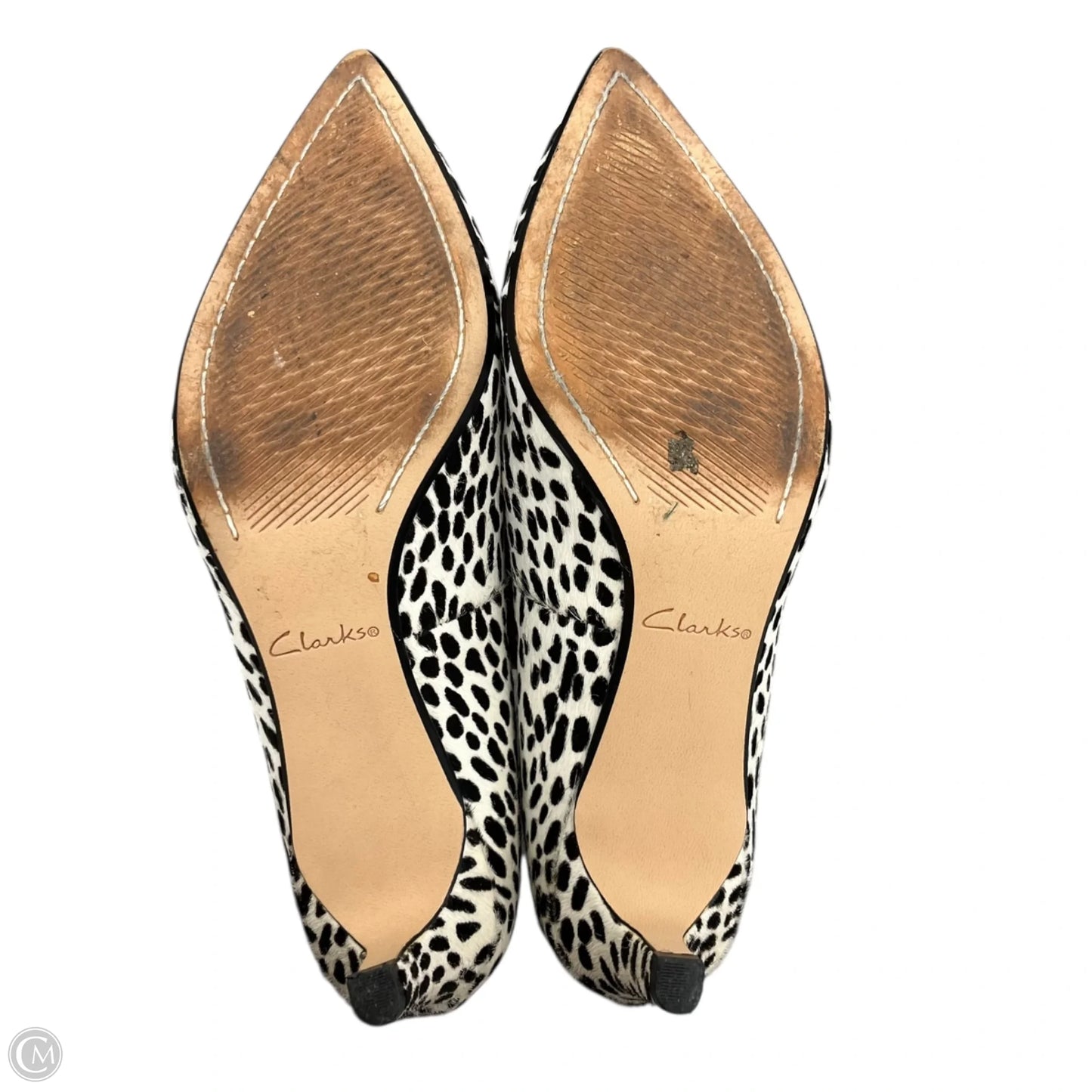 Shoes Heels Kitten By Clarks In Animal Print, Size: 8.5