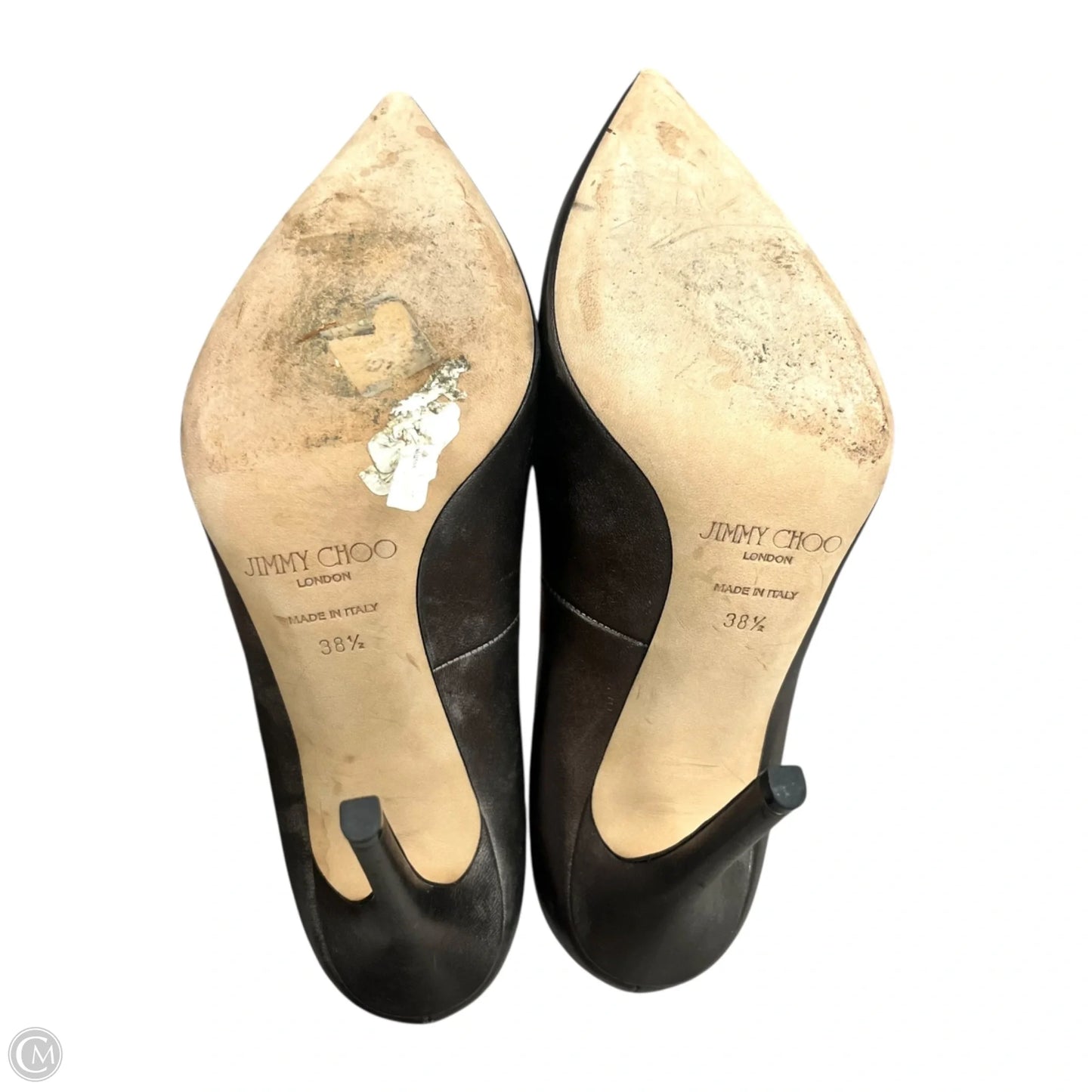 Shoes Luxury Designer By Jimmy Choo In Grey, Size: 8