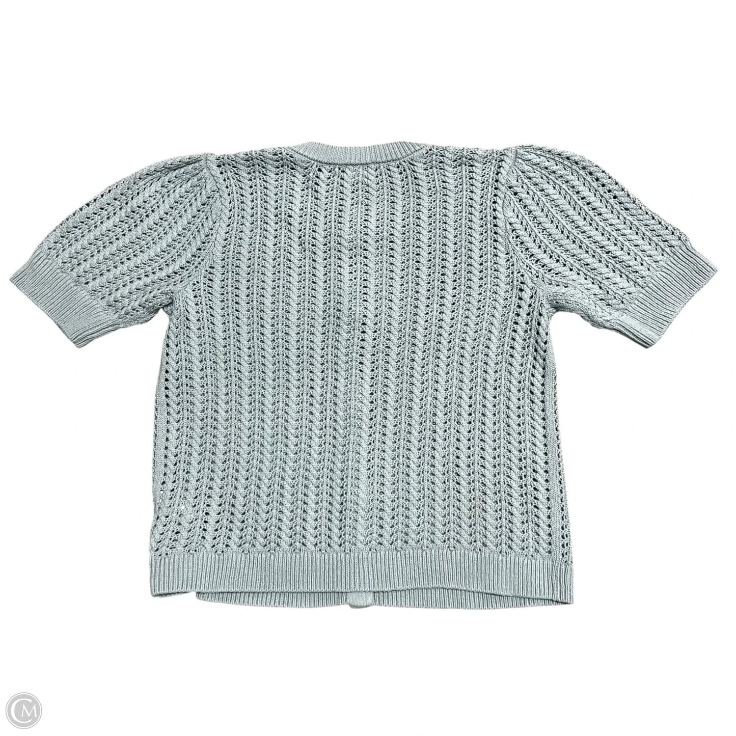 Sweater Short Sleeve By Cabi In Blue, Size: S