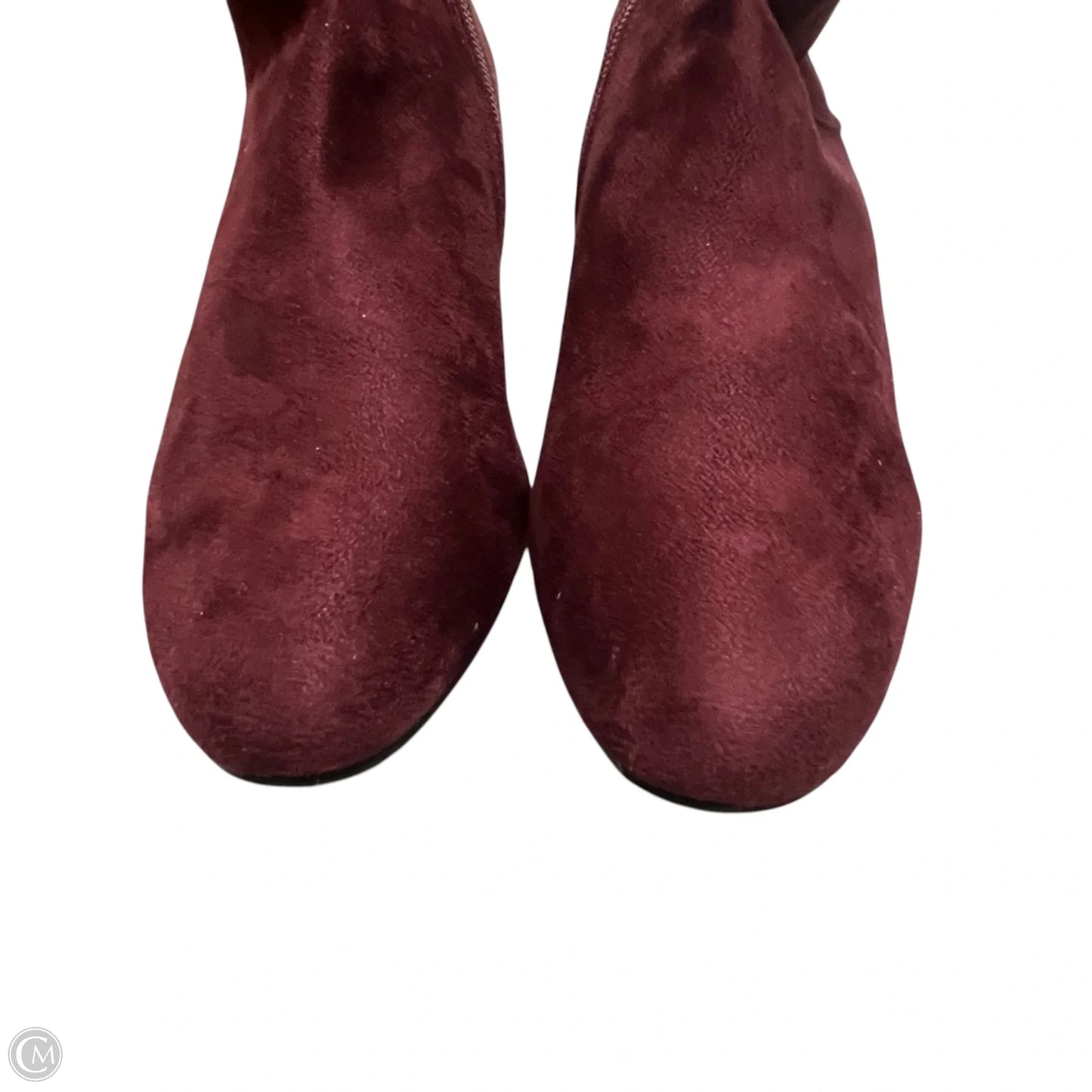 Boots Ankle Heels By Impo In Red, Size: 9.5