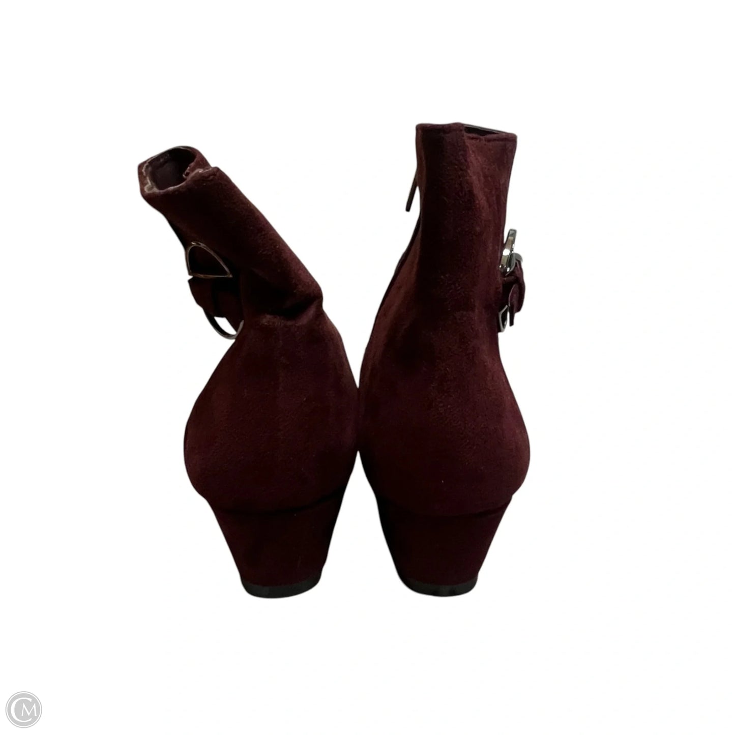 Boots Ankle Heels By Impo In Red, Size: 9.5