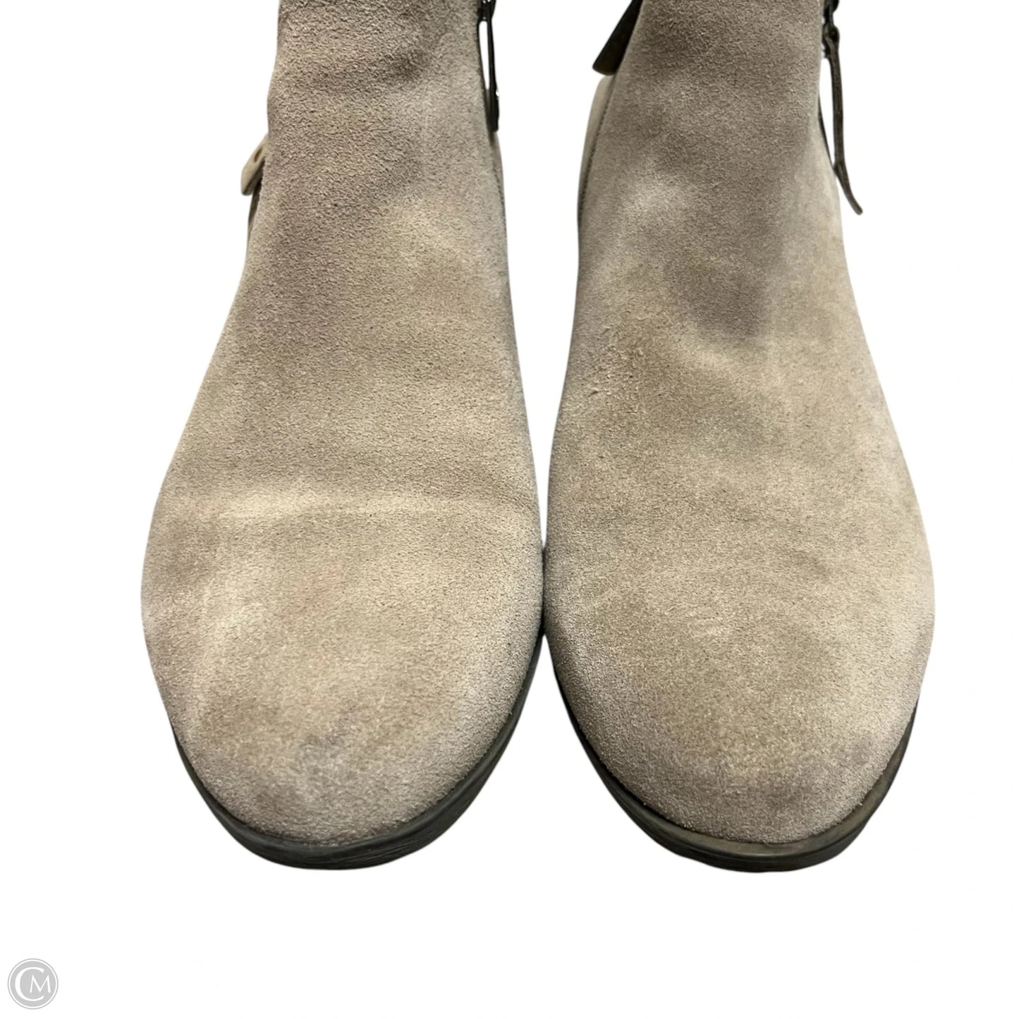 Boots Ankle Heels By Blondo In Taupe, Size: 10