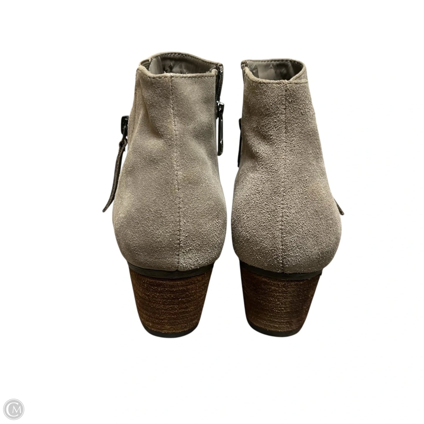 Boots Ankle Heels By Blondo In Taupe, Size: 10