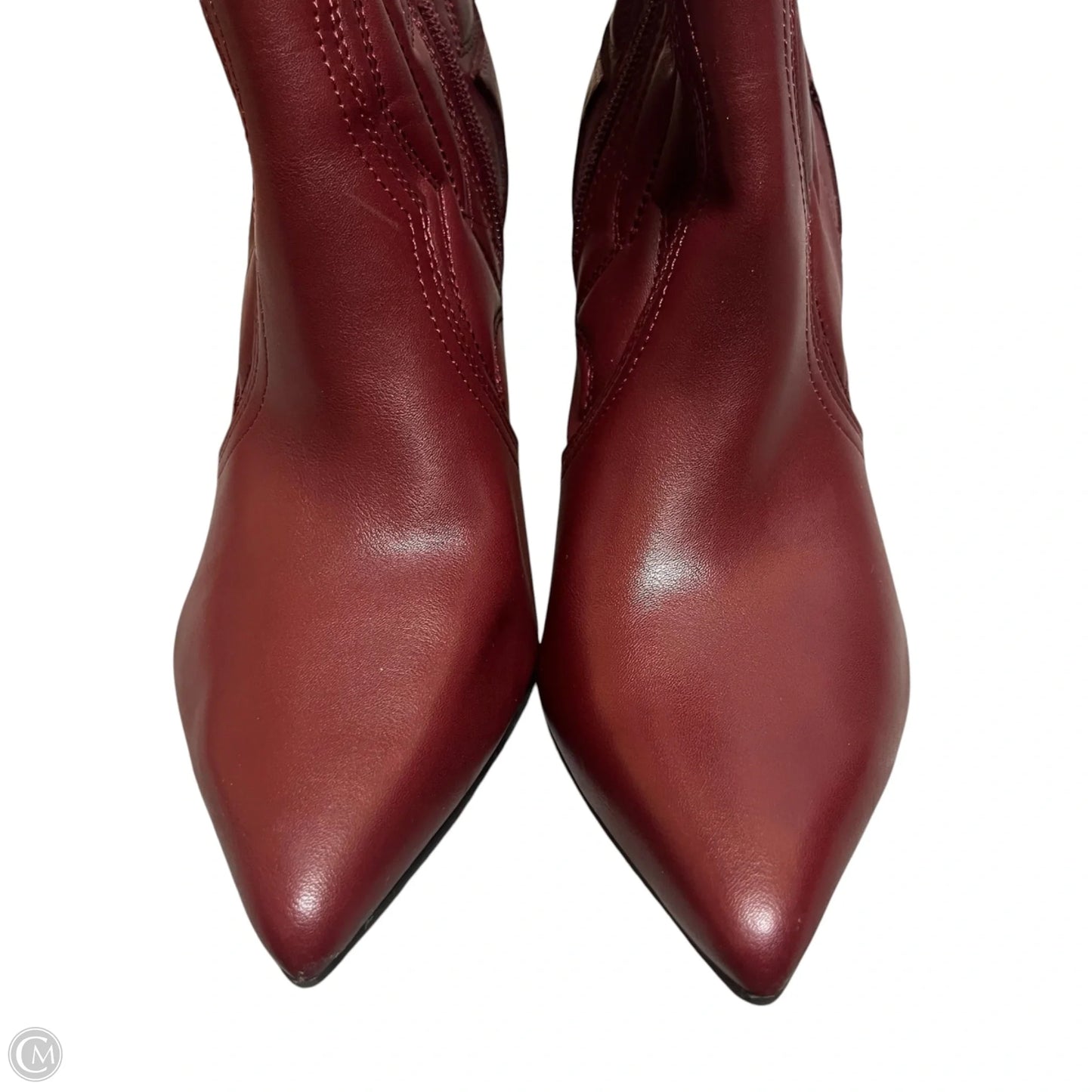 Boots Ankle Heels By Indigo Rd In Red, Size: 5.5