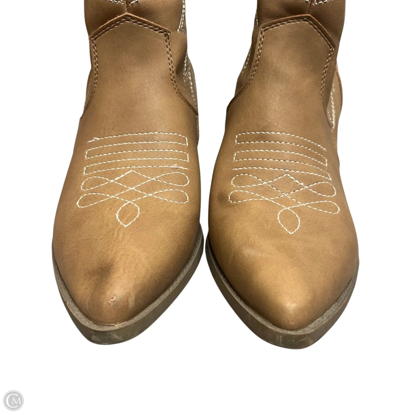 Boots Ankle Heels By Indigo Rd In Tan, Size: 8.5