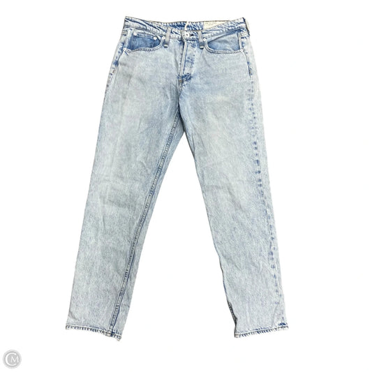 Jeans Boyfriend By Rag And Bone In Blue Denim, Size: 4