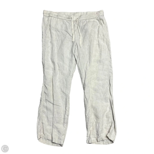 Pants Linen By Caslon In Tan, Size: 18