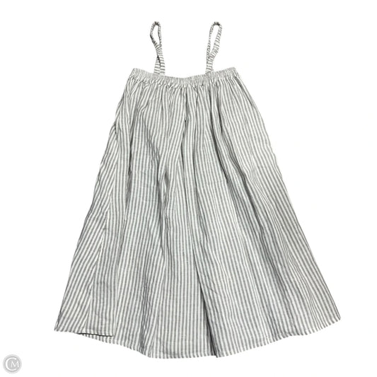 Dress Casual Short By Deiji Studios In Cream & Grey, Size: S