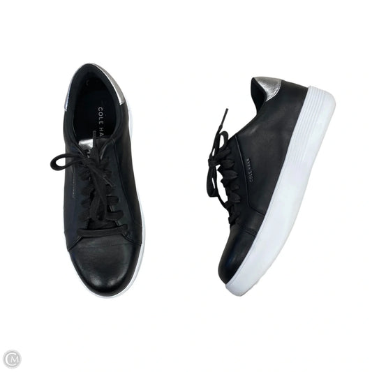 Shoes Sneakers By Cole-haan In Black & Silver, Size: 8
