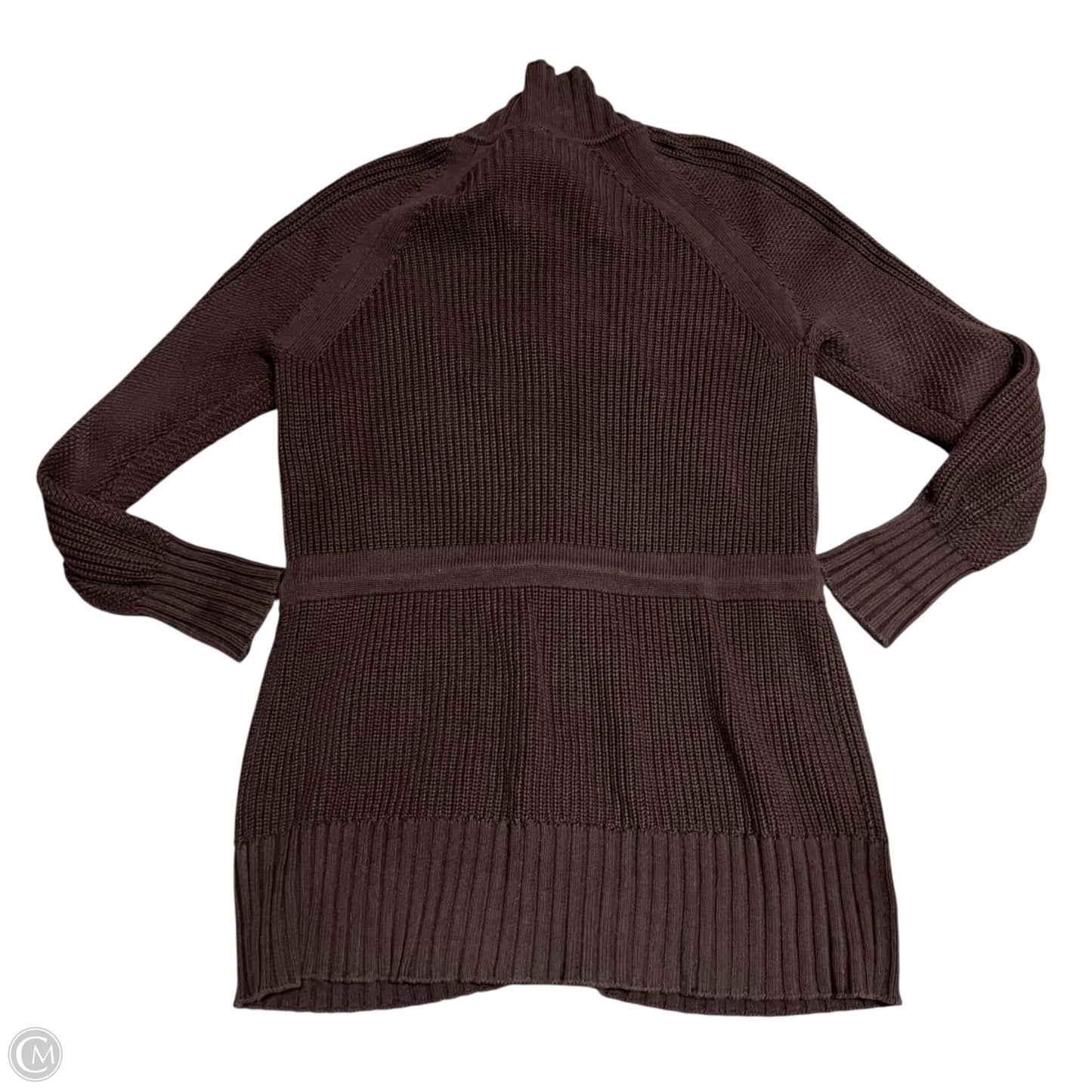 Sweater Cardigan By Lou And Grey In Brown, Size: M