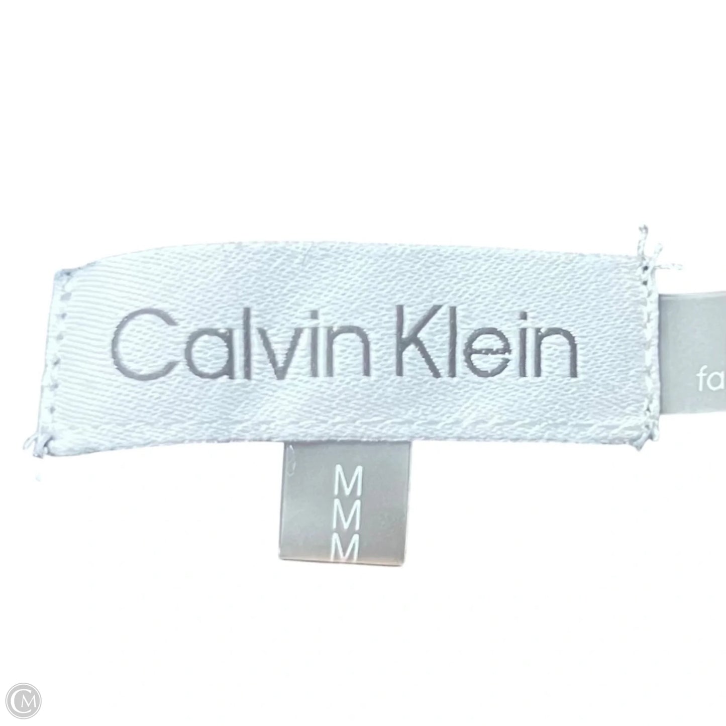 Top Sleeveless By Calvin Klein In Black, Size: M