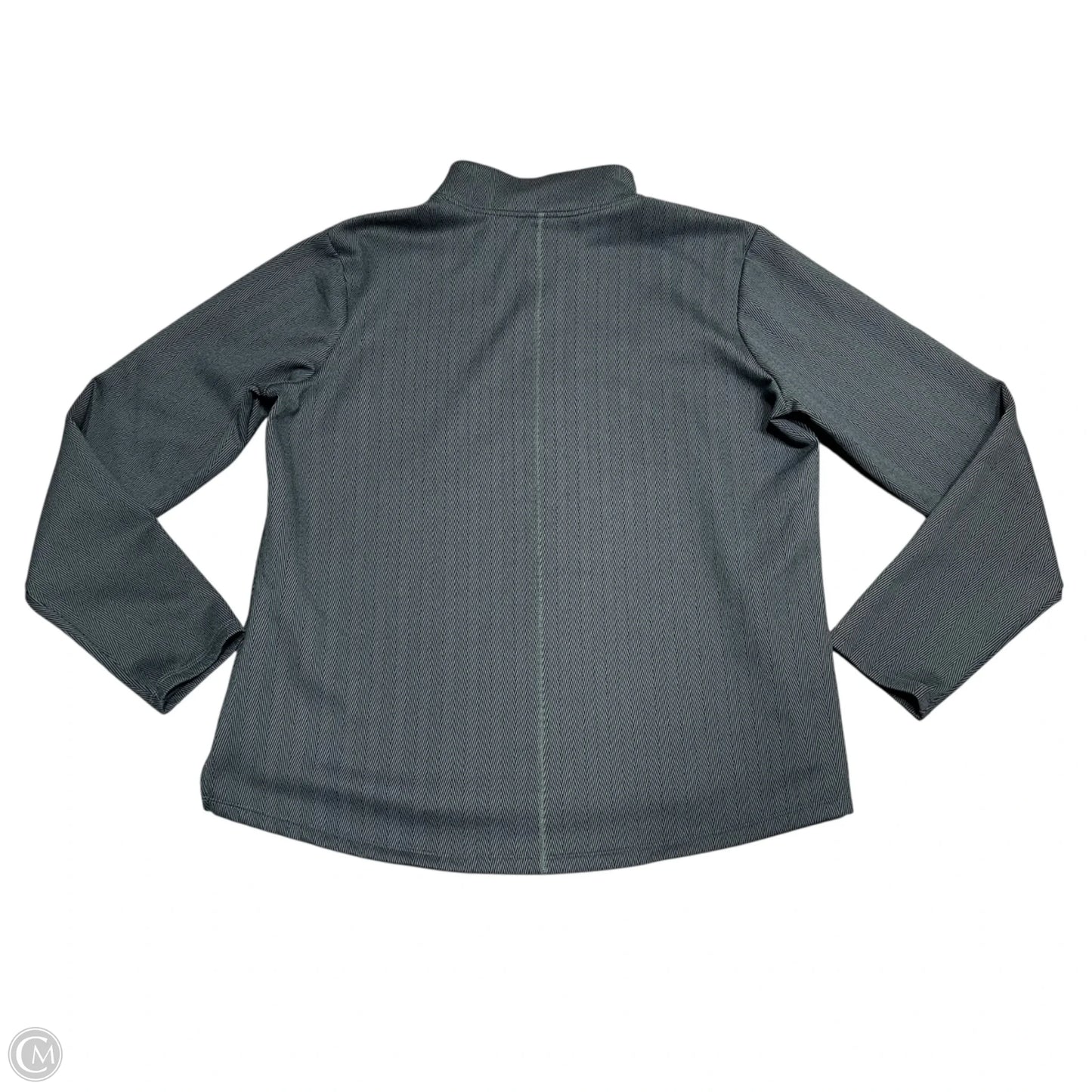 Athletic Sweatshirt Collar By Nike In Black & Grey, Size: Xl