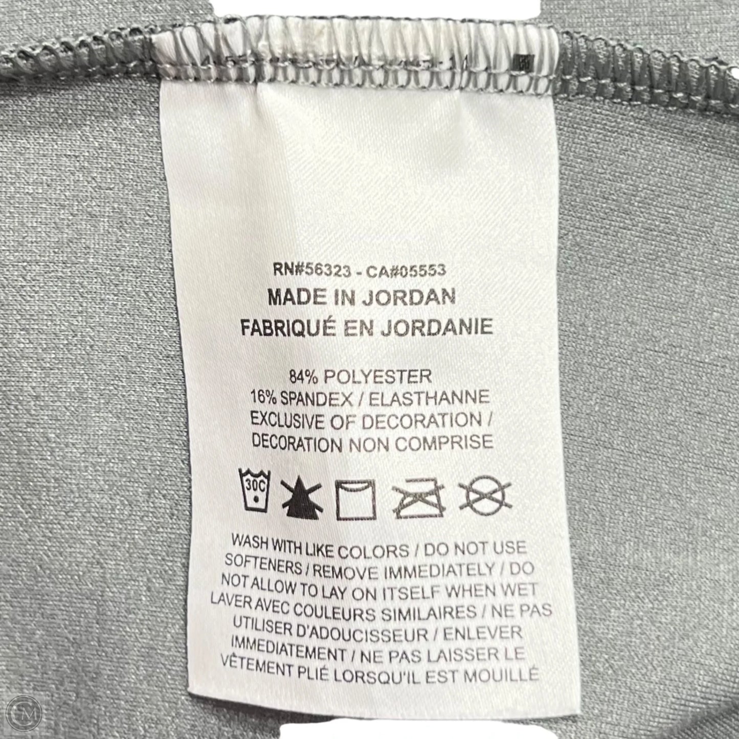 Athletic Sweatshirt Collar By Nike In Black & Grey, Size: Xl