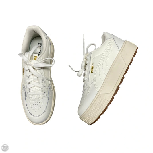 Shoes Sneakers By Puma In Cream, Size: 9.5