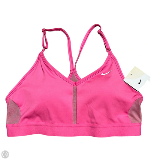 Athletic Bra By Nike In Pink, Size: M