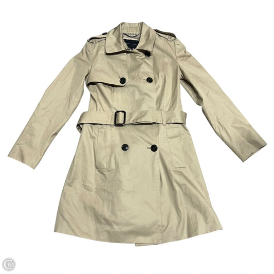 Coat Trench Coat By Banana Republic In Tan, Size: Xs