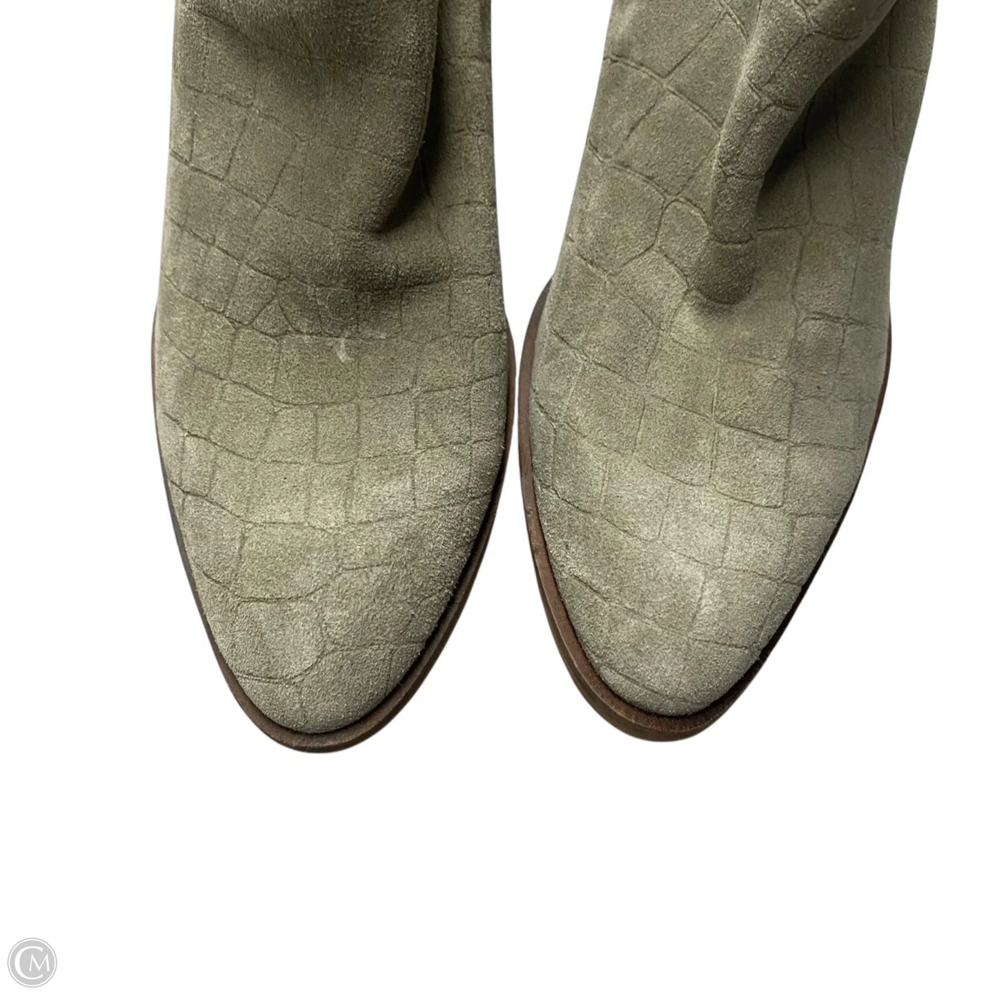 Boots Ankle Heels By Lucky Brand In Green, Size: 9.5