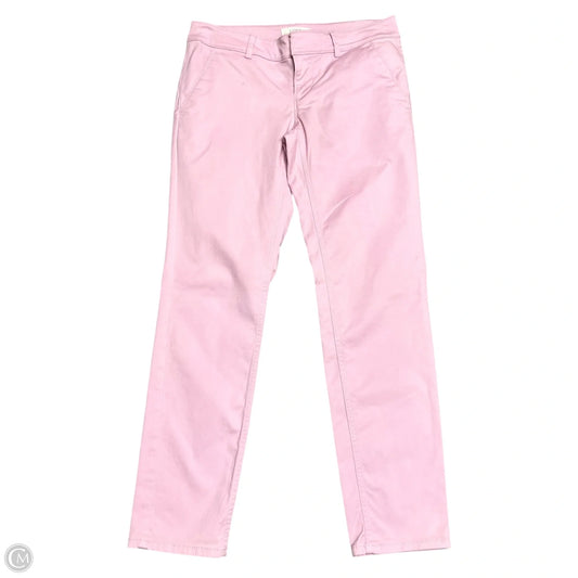 Jeans Skinny By Loft In Pink Denim, Size: 0