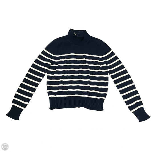 Sweater By J. Crew In Blue & White, Size: Xs