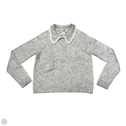Sweater By Bailey 44 In Grey & White, Size: S